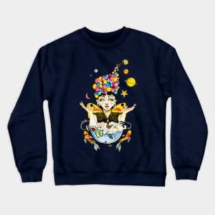 Finding Spirituality  (PRINT on FRONT) Crewneck Sweatshirt